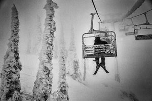 Open image in slideshow, riding the chair at Whitefish Mountain Resort
