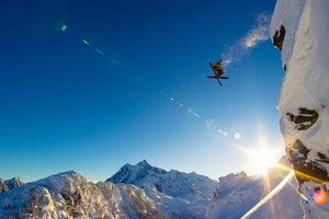Open image in slideshow, Micah Evangelista skiing at Mt. Baker
