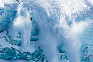 Open image in slideshow, Josh Daiek skiing off of the Pemberton Ice Cap, Whistler B.C.

