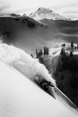 Open image in slideshow, Corey Felton skiing in the Mt. Baker backcountry
