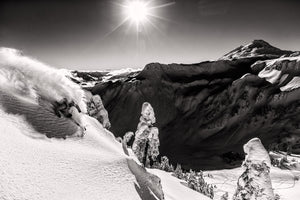 Open image in slideshow, Cody Townsend skiing at Mt. Baker
